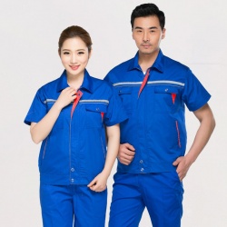 工人施工工作服 藍色工作服套裝 JL-GC009